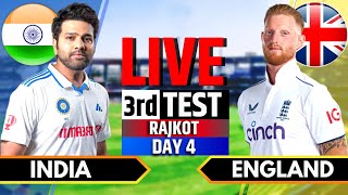 India vs England 3rd Test  India vs England Live  IND vs ENG Live Score amp Commentary Session 3 [upl. by Columbine]