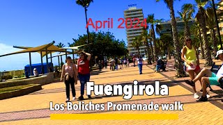 Fuengirola🇪🇸its April 2024 and a great day for a walk along Los Boliches promenade✨🏖️ [upl. by Jesselyn989]