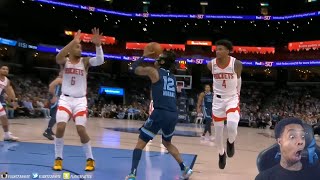 MORANT RETURN FlightReacts To NBA ROCKETS at GRIZZLIES  FULL GAME HIGHLIGHTS  March 22 2023 [upl. by Marucci]