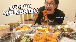 korean mukbang  its a hot mess  clickfortaz [upl. by Lanti205]