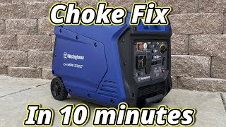 Westinghouse igen 4500 CHOKE FIX In 10 Minutes Easy DIY [upl. by Tomasina]