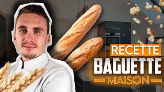 Faire sa Baguette Maison  Recette simple dun chef pour un Pain Français Inratable [upl. by Nordgren]