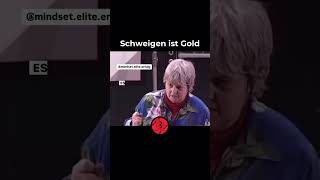 🤫 Schweigen ist Gold Es ist nicht nur eine Redewendung 🤫 [upl. by Aela531]