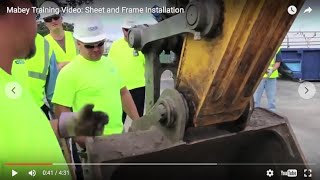 Mabey Training Video Sheet and Frame Installation [upl. by Melinda512]