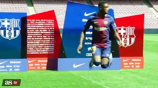 El papelón de Dembelé en su presentación en Barcelona [upl. by Janicki]