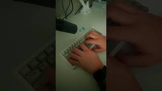 Sound Testing the Akko V3 Creamy Blue Switches [upl. by Llenor326]