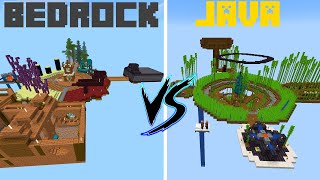 2 Equipos de Subs Compiten por el Mejor OneBlock  JAVA VS BEDROCK [upl. by Kathleen415]