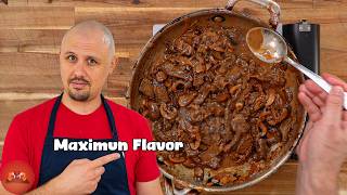 How to make Pork Stroganoff  Stroganov a classic Russian dish [upl. by Ajtak]