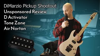 DiMarzio D Activator vs Tone ZoneAir Norton Pickup Comparison [upl. by Healion]