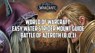 World of Warcraft  Easy Water Strider mount guide [upl. by Ahmad]