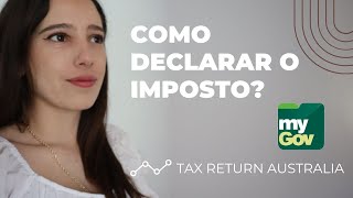 COMO DECLARAR SEU IMPOSTO DE RENDA  Tax return Australia [upl. by Yllet]