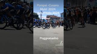 Giro DItalia 2024 PompeiCusano Mutri passaggio Poggiomarino [upl. by Flossy]