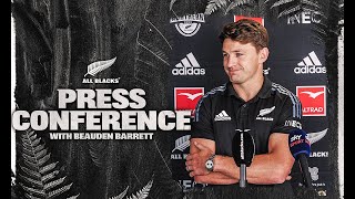 Beauden Barrett previews Welsh Test  Press Conference Cardiff [upl. by Carmel]