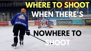 MHH Hockey Tutorials Where to Shoot When Theres Nowhere to Shoot in Hockey [upl. by Grange]