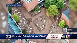 How one local University student is recounting the damage as Boone begins to recover form Helene [upl. by Yzzik]