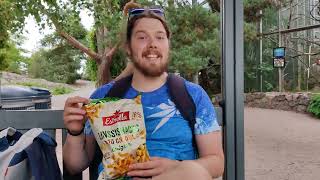 Estrella Linssisnacks Aito Cheddar flavor food review [upl. by Pooley]