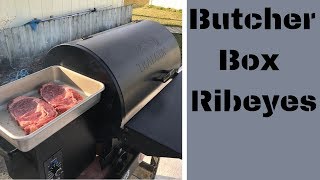 Butcher Box Ribeyes on the Traeger Tailgater [upl. by Lorenzana339]