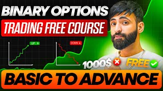 Free Trading Course Binary Options  Basic to Advanced QUOTEX Trading Course [upl. by Triny]