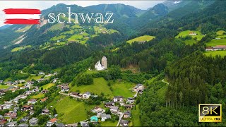 Schwaz  Aerial Journey Over the Heart of Tirol [upl. by Nahsad]