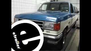 etrailer  Trailer Brake Controller Installation  1991 Ford F150 [upl. by Eiram609]