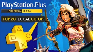 Top 20 Local Coop amp Splitscreen Games on PlayStation Plus Extra amp Premium [upl. by Savage]