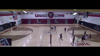 Leonia High School vs Hawthorne Christian Academy Girls Varsity Volleyball [upl. by Ninnette]