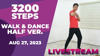 LIVESTREAM Workout • August 27 2023 • 3200 Steps • HALF Version • Keoni Tamayo [upl. by Breech]