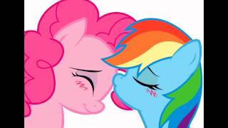 pinkie pie and rainbow dash heaven hen you kiss me [upl. by Etoile]