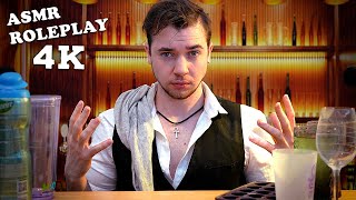 ASMR  ROLEPLAY BARMAN  VOIX BASSE  100 DORMIR [upl. by Gibert]