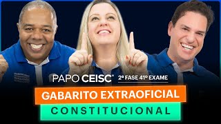 Gabarito Extraoficial CONSTITUCIONAL  2ª Fase 41º Exame [upl. by Faires]