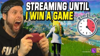 Streaming until I win a game on Fortnite  LIVE STREAM [upl. by Haduhey575]