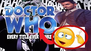 Talking about Doctor Who titles until I go insane [upl. by Heman125]