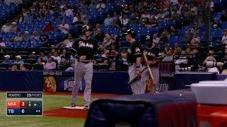 MIATB Yelich crosses plate on double play in 8th [upl. by Hopper]