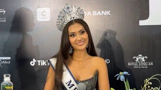 PRESS CONFERENCE WINNER MISS COSMO 2024 AFTER CORONATION NIGHT [upl. by Nibor38]