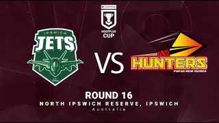 SP PNG Hunters vs Ipswich Jets  Match Highlights  QRL Hostplus Cup  Round 16 [upl. by Annauqahs]