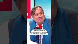 Gérard Depardieu  quotje dissocie le citoyen de son geste artistiquequot [upl. by Philemon]