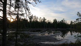 Portage  Angleworm Lake to the BWCA Entry Point 2021 parking lot in the BWCA [upl. by Aicirtan]