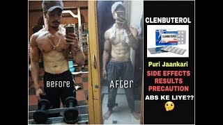 CLENBUTEROL RESULTS Full INFORMATION  Sacha GAYAN JAANKARI  SIFE EFFECT RESULTS AND PRECAUTION [upl. by Norrahc]