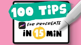 100 PROCREATE TIPS in 15 MIN [upl. by Rubel]