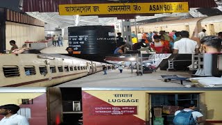 Asansol Railway station  Tatanagar Katihar Sf Express [upl. by Cram]