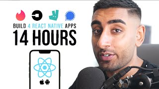 React Native Crash Course for Beginners  Build 4 Apps in 14 Hours Redux Tailwind  More 2023 [upl. by Robb]