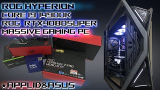 14900K＆ROG RTX4080Super HYPERION BTF Powerful Gaming PC [upl. by Aiuhsoj]