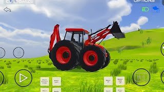 Drive JCB And Unloading Stone From Dumper Truck In Game❤️swaraj855 tractor dumper swaraj gaming [upl. by Ynohtnaleahcim]