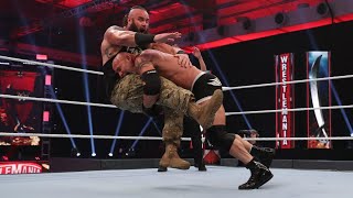 FULL MATCH  Goldberg vs Braun Strowman – Universal Championship Match WrestleMania 36 [upl. by Asiulana]