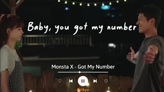 Monsta X  Got My Number Lyrics  Sub Indo If you need someone who can love you while hes gono [upl. by Yrennalf]