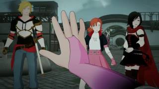 RWBY Team RNJR amp Qrow vs Tyrian Full Fight [upl. by Gristede]