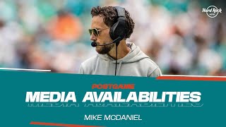 Coach Mike McDaniel meets with the media after JAXvsMIA  Miami Dolphins [upl. by Halonna]