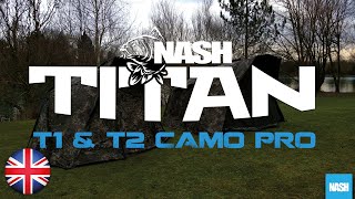 Nash Tackle Titan T1 amp T2 Camo Pro [upl. by Towill]