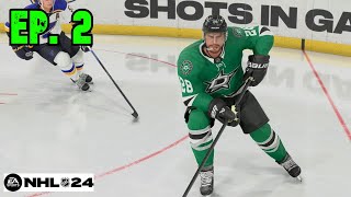 First Game First Goal  NHL 24  Be a Pro Ep2 [upl. by Izak317]