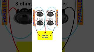 PARALLEL  SERIES CONNECTION ng SPEAKER installationworks electrician subscribers [upl. by Ahsineb]